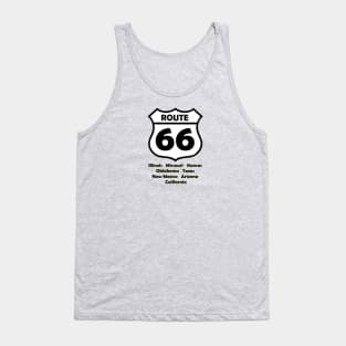 Route 66 with States Tank Top